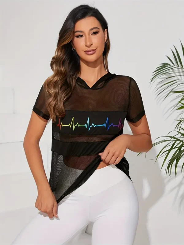 W&B Heartbeat Hooded T-Shirt - Image 5