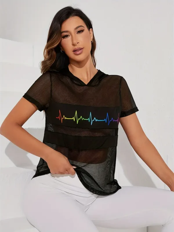 W&B Heartbeat Hooded T-Shirt